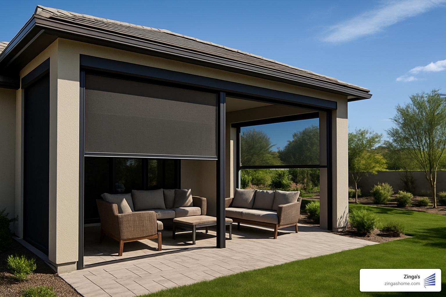 retractable screen wall system - custom screen rooms