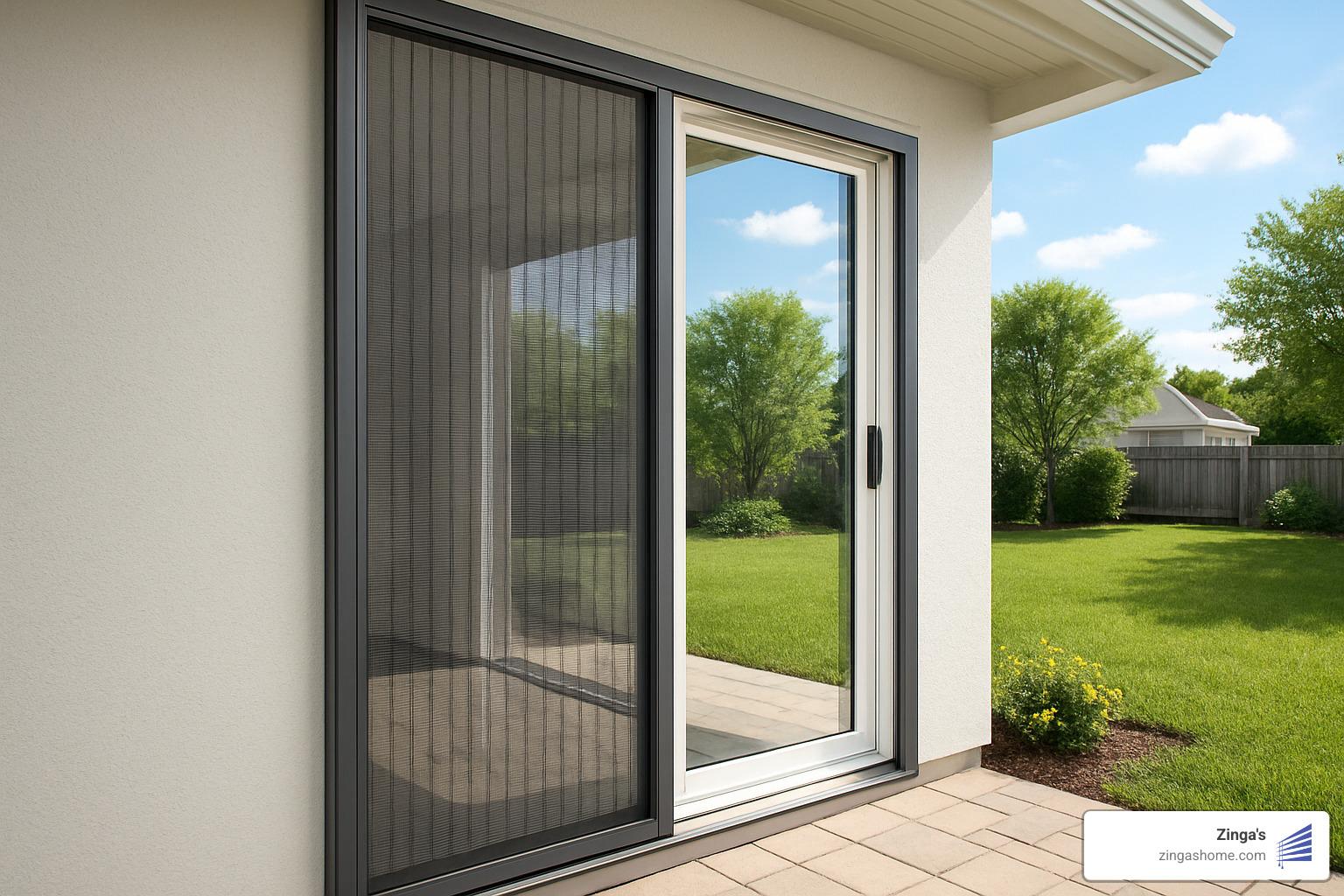 retractable screen door system - sliding screen doors