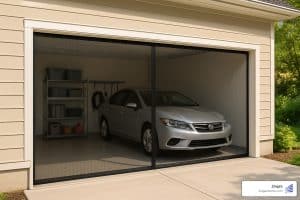 garage door privacy screen