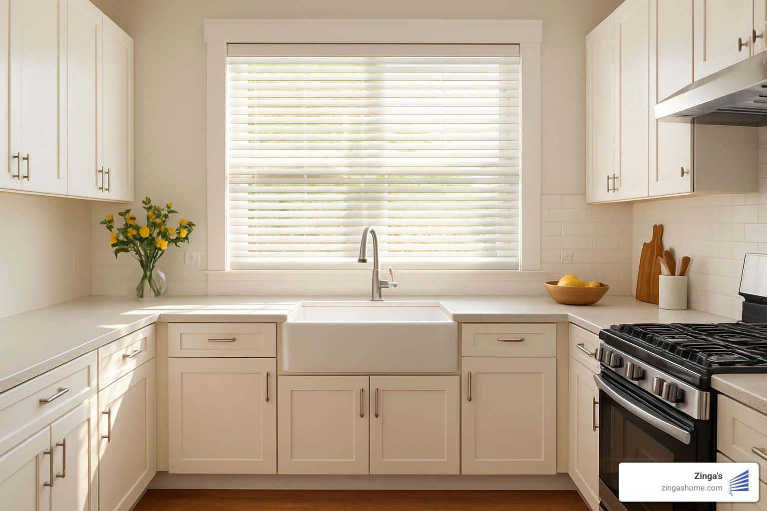 kitchen window blinds ideas