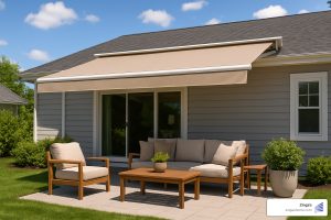 motorised retractable awnings