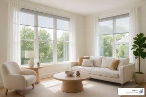 contemporary window treatments